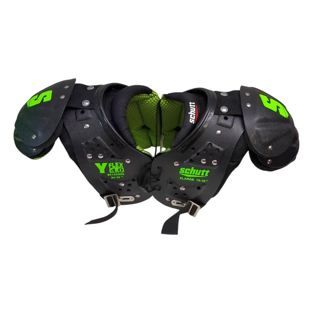 Schutt Youth Y-Flex 4.0 80105806 34-36” Football Shoulder Pads X-Large 15-16”